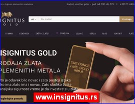 Zlatare, zlato, zlatarstvo, nakit, satovi, www.insignitus.rs