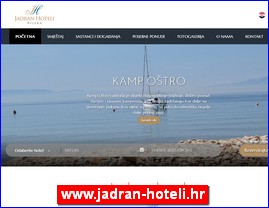 Hoteli, smeštaj, Hrvatska, www.jadran-hoteli.hr
