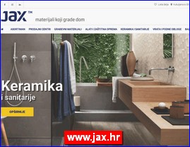 Građevinarstvo, građevinska oprema, građevinski materijal, www.jax.hr