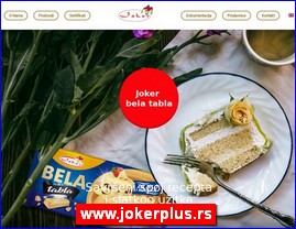Konditorski proizvodi, keks, čokolade, bombone, torte, sladoledi, poslastičarnice, www.jokerplus.rs