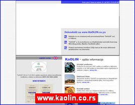 Građevinarstvo, građevinska oprema, građevinski materijal, www.kaolin.co.rs