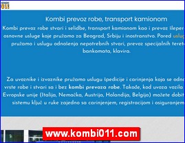 Transport, pedicija, skladitenje, Srbija, www.kombi011.com