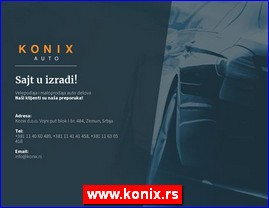 Automobili, servisi, delovi, Beograd, www.konix.rs
