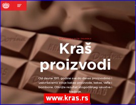 Konditorski proizvodi, keks, čokolade, bombone, torte, sladoledi, poslastičarnice, www.kras.rs