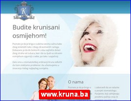 Stomatološke ordinacije, stomatolozi, zubari, www.kruna.ba