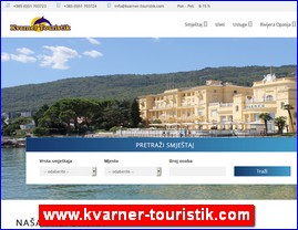 Hoteli, smeštaj, Hrvatska, www.kvarner-touristik.com