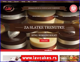 Konditorski proizvodi, keks, čokolade, bombone, torte, sladoledi, poslastičarnice, www.lavcakes.rs