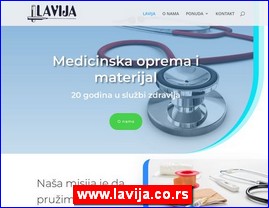 Medicinski aparati, uređaji, pomagala, medicinski materijal, oprema, www.lavija.co.rs