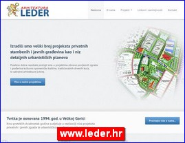 Arhitektura, projektovanje, www.leder.hr