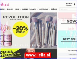 Kozmetika, kozmetički proizvodi, www.licila.si