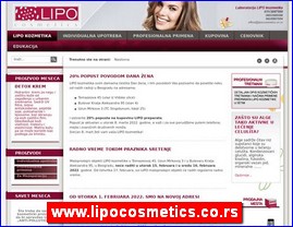 Kozmetika, kozmetički proizvodi, www.lipocosmetics.co.rs