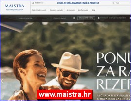 Hoteli, smeštaj, Hrvatska, www.maistra.hr