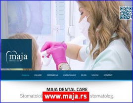 Stomatološke ordinacije, stomatolozi, zubari, www.maja.rs