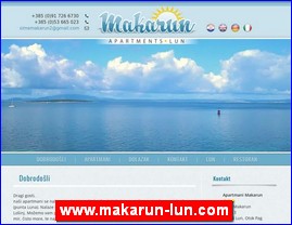 Hoteli, smeštaj, Hrvatska, www.makarun-lun.com