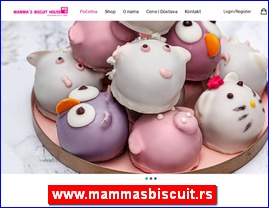 Konditorski proizvodi, keks, čokolade, bombone, torte, sladoledi, poslastičarnice, www.mammasbiscuit.rs