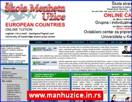 Škole stranih jezika, www.manhuzice.in.rs