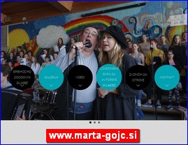 Muzičari, bendovi, folk, pop, rok, www.marta-gojc.si
