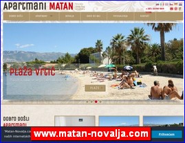 Hoteli, smeštaj, Hrvatska, www.matan-novalja.com
