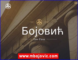 Advokati, advokatske kancelarije, www.mbojovic.com