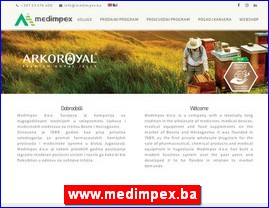 Medicinski aparati, uređaji, pomagala, medicinski materijal, oprema, www.medimpex.ba