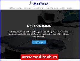 Medicinski aparati, uređaji, pomagala, medicinski materijal, oprema, www.meditech.rs