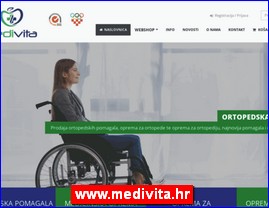 Medicinski aparati, uređaji, pomagala, medicinski materijal, oprema, www.medivita.hr