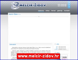 PVC, aluminijumska stolarija, www.melcir-zidov.hr