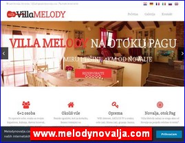 Hoteli, smeštaj, Hrvatska, www.melodynovalja.com