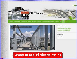 Industrija metala, www.metalcinkara.co.rs