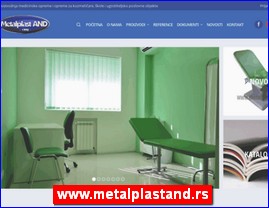 Medicinski aparati, uređaji, pomagala, medicinski materijal, oprema, www.metalplastand.rs