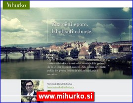 Advokati, advokatske kancelarije, www.mihurko.si