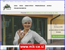 PVC, aluminijumska stolarija, www.mik-ce.si