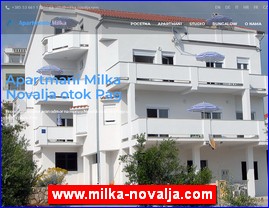 Hoteli, smeštaj, Hrvatska, www.milka-novalja.com