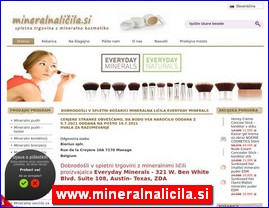 Kozmetika, kozmetički proizvodi, www.mineralnalicila.si