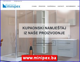 Sanitarije, vodooprema, www.minipex.ba