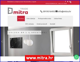 PVC, aluminijumska stolarija, www.mitra.hr