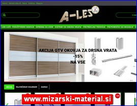 PVC, aluminijumska stolarija, www.mizarski-material.si