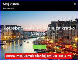 Škole stranih jezika, www.mojkutakskolajezika.edu.rs