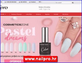 Kozmetika, kozmetički proizvodi, www.nailpro.hr