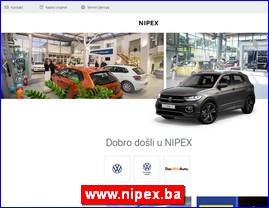 Automobili, servisi, delovi, www.nipex.ba