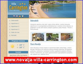 Hoteli, smeštaj, Hrvatska, www.novalja-villa-carrington.com