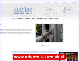 Advokati, advokatske kancelarije, www.odvetnik-kutnjak.si