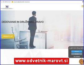 Advokati, advokatske kancelarije, www.odvetnik-marovt.si