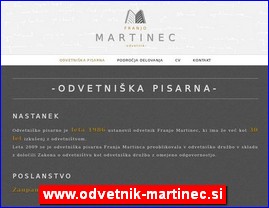 Advokati, advokatske kancelarije, www.odvetnik-martinec.si
