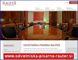Advokati, advokatske kancelarije, www.odvetniska-pisarna-rauter.si