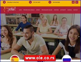 Škole stranih jezika, www.ole.co.rs