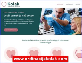 Stomatološke ordinacije, stomatolozi, zubari, www.ordinacijakolak.com