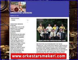 Muzičari, bendovi, folk, pop, rok, www.orkestarsmekeri.com