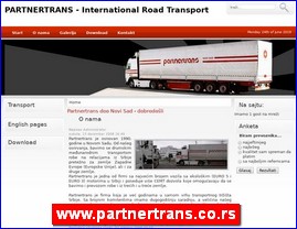 Transport, pedicija, skladitenje, Srbija, www.partnertrans.co.rs
