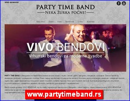Muzičari, bendovi, folk, pop, rok, www.partytimeband.rs